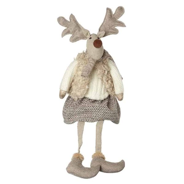 Reindeer In Fluffly Waist Coat - Jaro Design Studio - 1