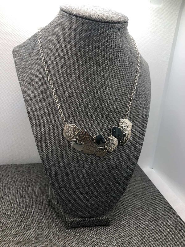 Pavement Summer Necklace, Sterling Silver by Chris Lewis - Jaro Design Studio - 1