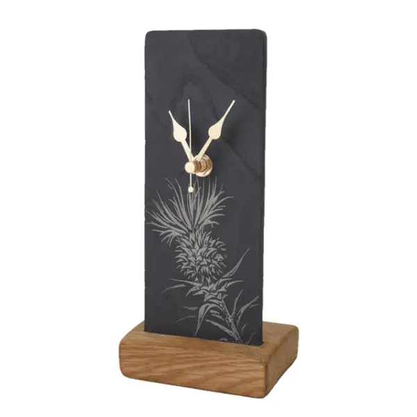 Thistle Slate Mantle Clock