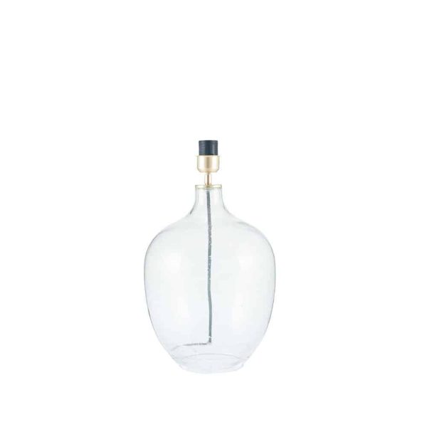 Islay Clear Bubble Glass Table Lamp, Base Only - Jaro - Jaro Design Studio - 1