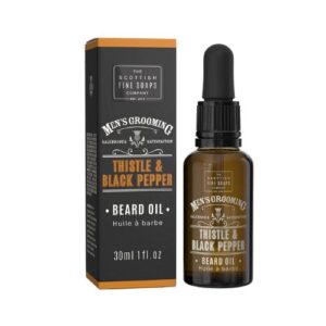 Scottish Fine Soaps, Thistle & Black Pepper Beard Oil - 30ml