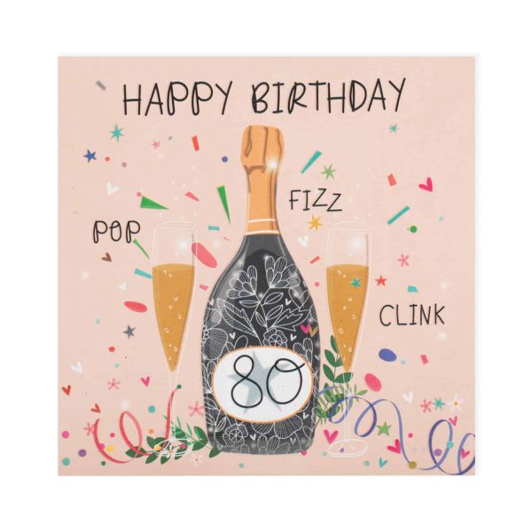 Belly Button Designs, 80th Birthday Fizz - Jaro - Jaro Design Studio - 1
