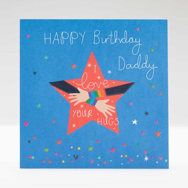 Belly Button Designs, Happy Birthday Daddy - Love Your Hugs - Ja - Jaro Design Studio - 1