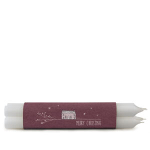East Of India, Wrapped Candles - Merry Christmas - Jaro Design Studio - 2