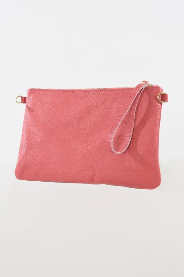MSH Coral Leather Clutch - Jaro - Jaro Design Studio - 1