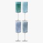 LSA, Gems Champagne Flutes - set of 4 - ES