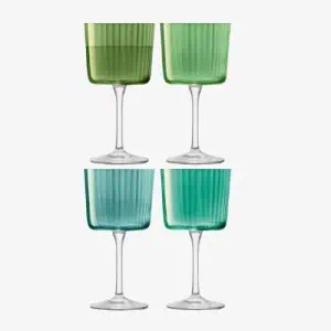 LSA Gems Wine Glasses - Jade - Image 3