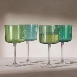 LSA Gems Wine Glasses - Jade - Image 7