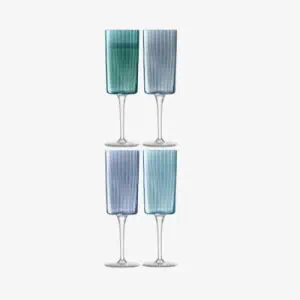 LSA Gems Champagne Glasses – Sapphire - Image 2