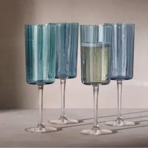 LSA Gems Champagne Glasses – Sapphire - Image 7