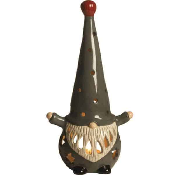 Lantern Santa Hugo, Grey  - JX22