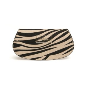 Alice Wheeler Glasses Case - Light Zebra Print