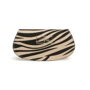 Alice Wheeler Glasses Case - Light Zebra Print