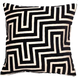 Malini Paul Moneypenny Amazing Black Cushion, Large - Image 2