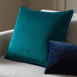 Paoletti, Meridian Cushion - Teal / Navy - Image 2