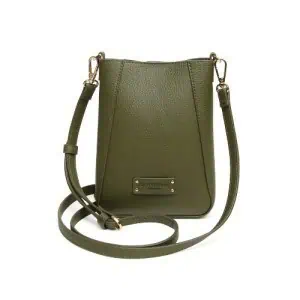 Alice Wheeler Kensington Phone Cross Body Bag - Olive