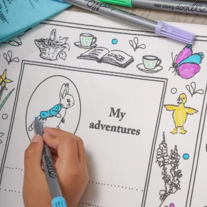 Eatsleepdoodle Peter Rabbit™ and Friends Placemat To Go - Image 3