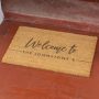 Personalised Brush Door Mat  - ae