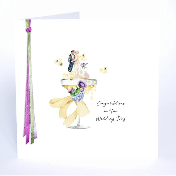 Five Dollar Shake Ribbons and Roses – Congratulations Wedding Day