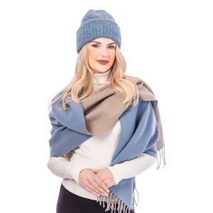 Heritage Super Soft Scarf - Powder Blue - Image 2