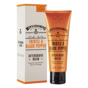 Scottish Fine Soaps Thistle and Black Pepper Aftershave Balm, 75