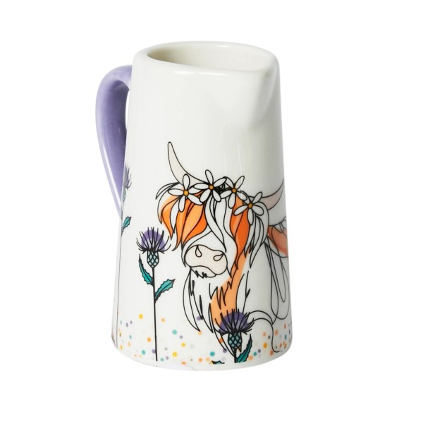 Belly Button Bubble, Highland Cow Small Jug