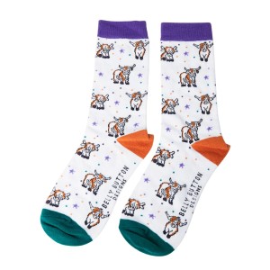 Belly Button Socks – Highland Cow