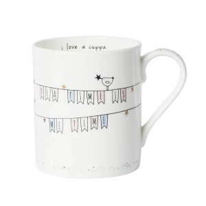 Belly Button Bubble 'Tea Time Is Me Time' China Mug