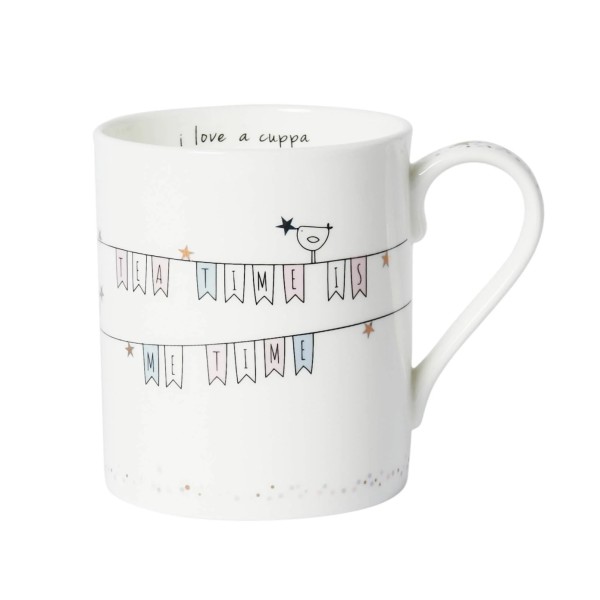 Belly Button Bubble 'Tea Time Is Me Time' China Mug