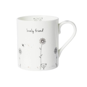 Belly Button Bubble 'Lovely Friend' China Mug