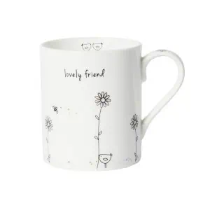 Belly Button Bubble 'Lovely Friend' China Mug