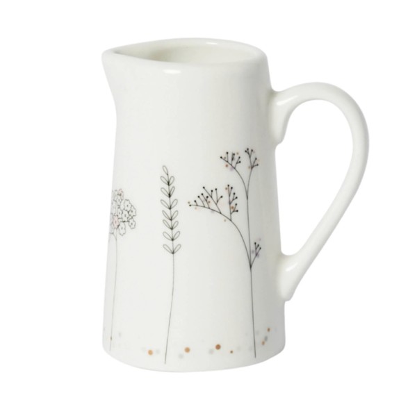 Belly Button Bubble ‘Wildflowers’ Small New Bone China Jug
