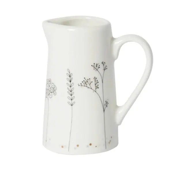 Belly Button Bubble ‘Wildflowers’ Small New Bone China Jug
