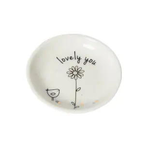 Belly Button Bubble 'Lovely You' Mini Trinket Dish