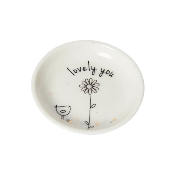 Belly Button Bubble 'Lovely You' Mini Trinket Dish