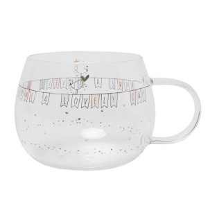 Belly Button Bubble 'Have A Lovely Day' Glass Mug - Image 2
