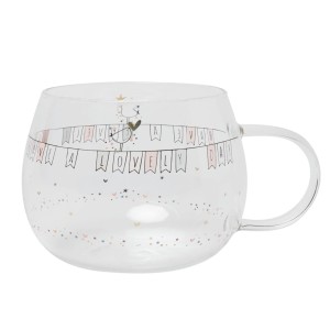 Belly Button Bubble 'Have A Lovely Day' Glass Mug