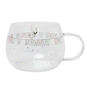 Belly Button Bubble 'Have A Lovely Day' Glass Mug