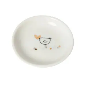 Belly Button Bubble ‘Bird and Heart' Mini Trinket Dish