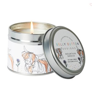 Wedding Gift Inspiration - Jaro Design Studio - 8 Highland Cow Soy Wax Tin Candle