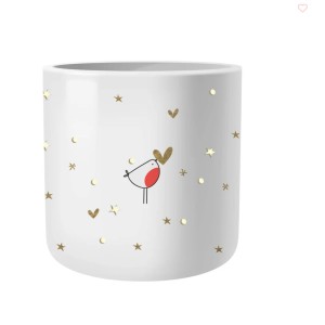Belly Button Bubble - Robin Hearts Tea Light Holder