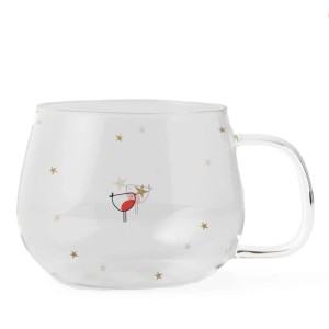 Belly Button Bubble - Robin Glass Mug