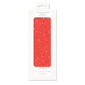 Wedding Gift Inspiration - Jaro Design Studio - 8 Belly Button Tissue Paper – Christmas Confetti