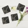 Selbrae House, Stag Coasters - set of 4 - ES