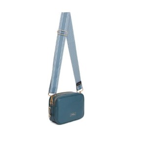 Alice Wheeler Soho Cross Body Bag, Teal - Image 3
