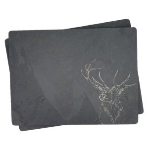 Stone & Oak - Slate Placemats, Stag