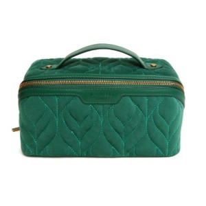 Alice Wheeler Velvet Train Case - Teal - Image 2