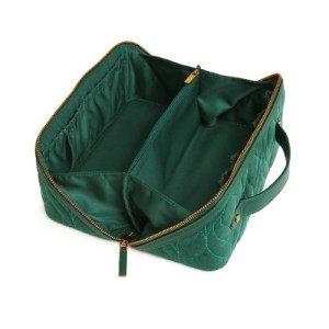 Alice Wheeler Velvet Train Case - Teal - Image 5