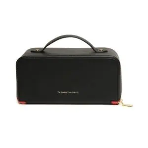 The London Train Case Co. - Black and Hot Pink Train Case