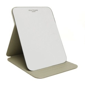 Alice Wheeler Pistachio Folding Travel Mirror